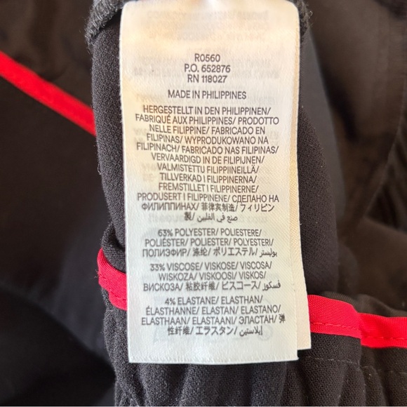 Boden Side Stripe Wide Leg Pants with Pockets - Black and Tan size 14R - Picture 7 of 7